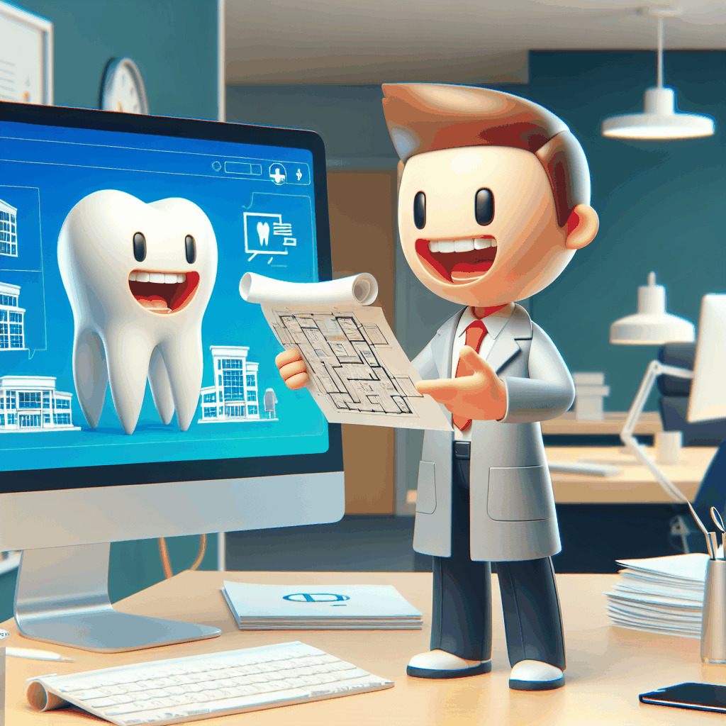 Ilustracao sobre Dentista, abrir consultório odontológico