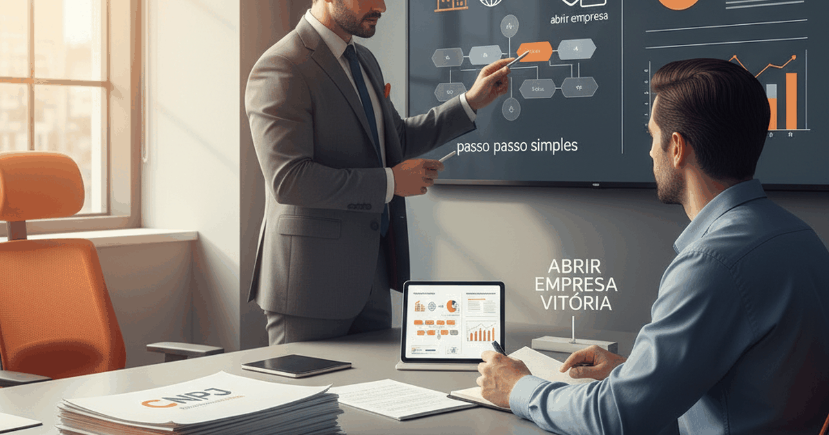 Ilustracao sobre Como Abrir uma Empresa em Vitória: Passo a Passo Simples