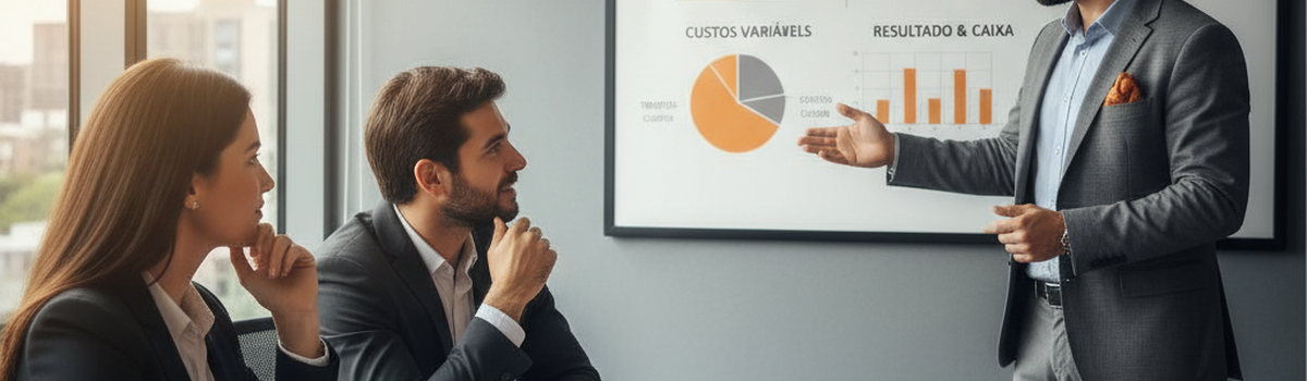 Ilustracao sobre Margem de Contribuicao e Por Que Ela Decide Seu Lucro Para Empresas do Es: Como Funciona na Prática